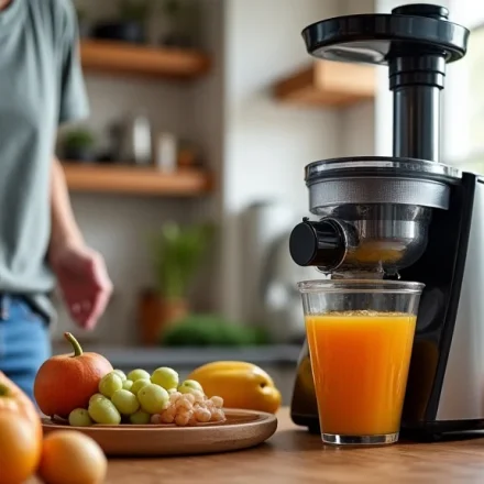 The image shows a variety of juicer machines, highlighting options for finding great juicer machines on sale.